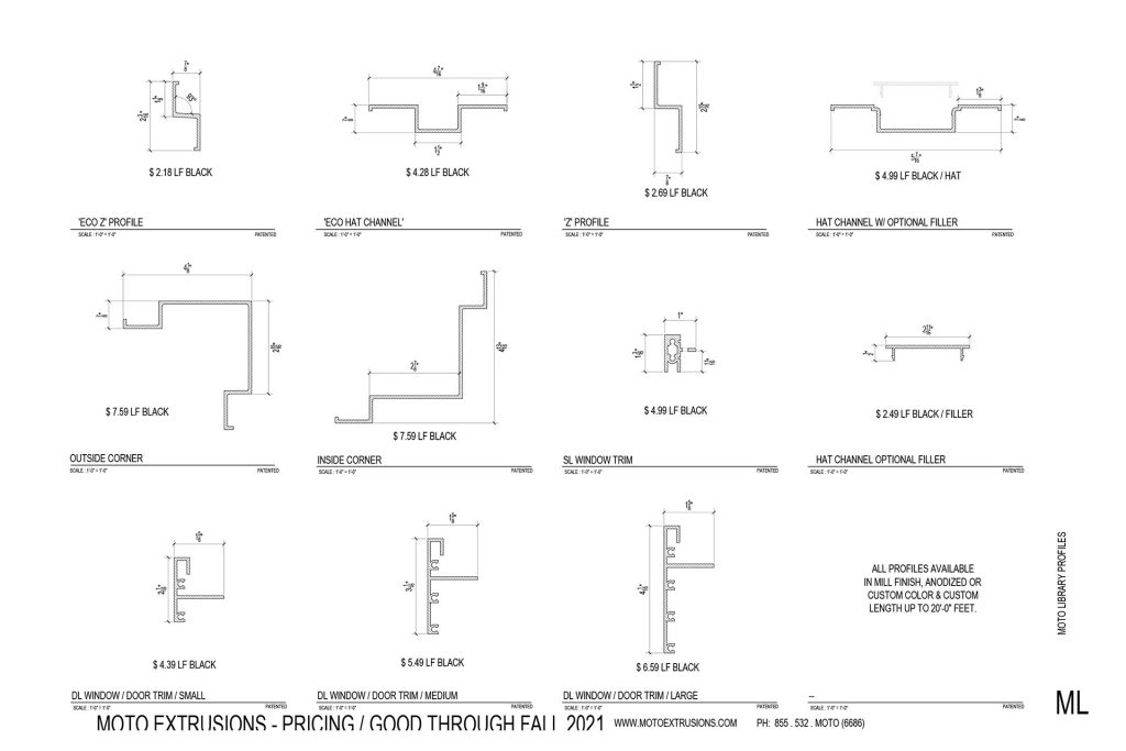 MOTO Extrusions | Rain Screen Framing Solutions